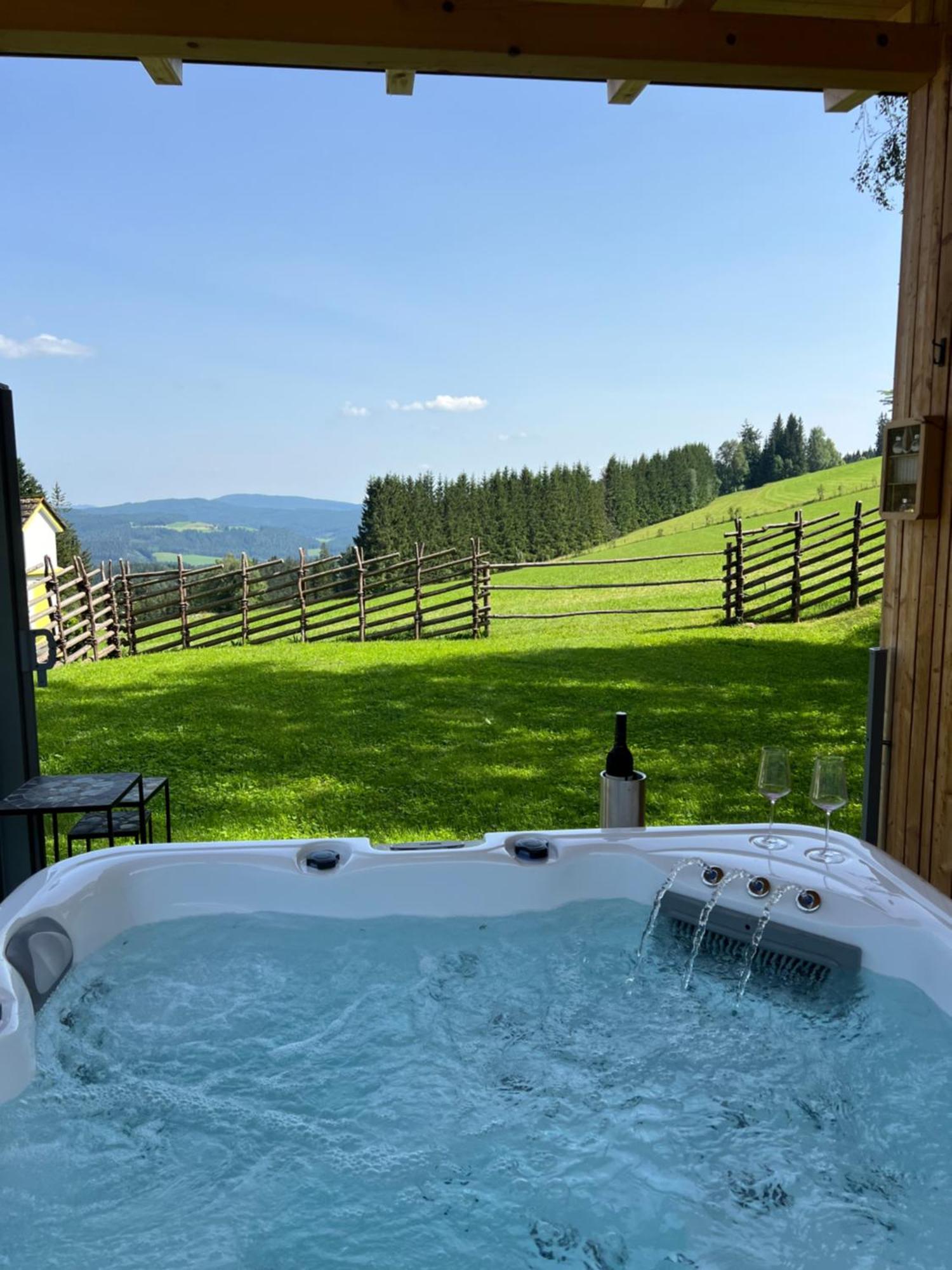 Waldheimatblick Villa Sankt Kathrein am Hauenstein Bagian luar foto