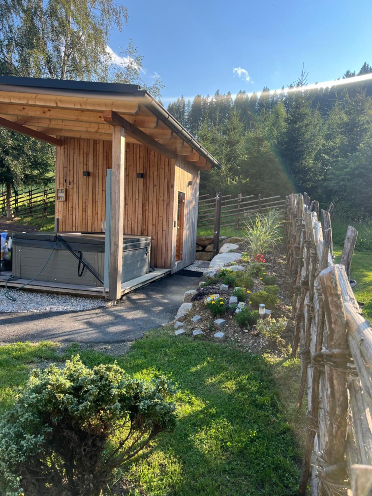 Waldheimatblick Villa Sankt Kathrein am Hauenstein Bagian luar foto